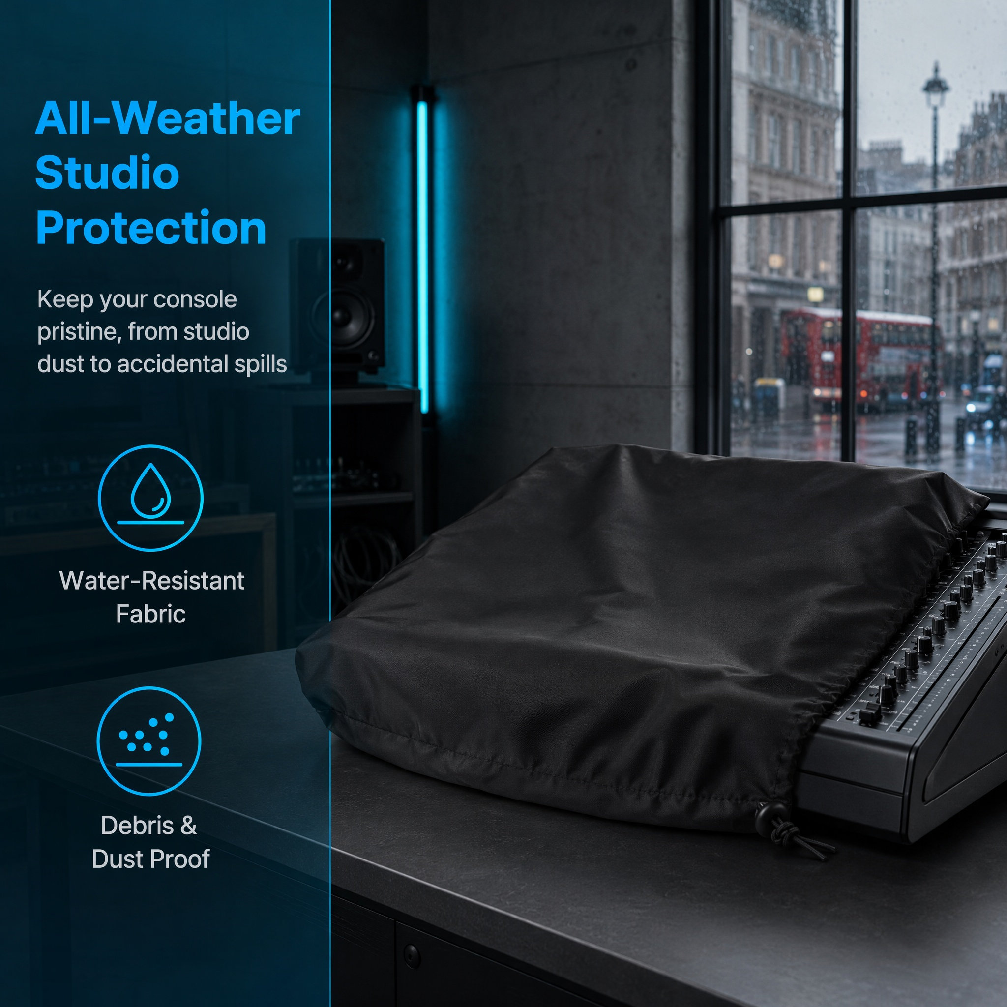 Audio Music Cover - Protective Mixer Cover Audio Waterproof Sleeve
