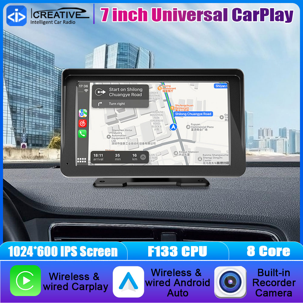 7inch Wireless CarPlay & Andro - đánh giá và giá Audio Music Only
