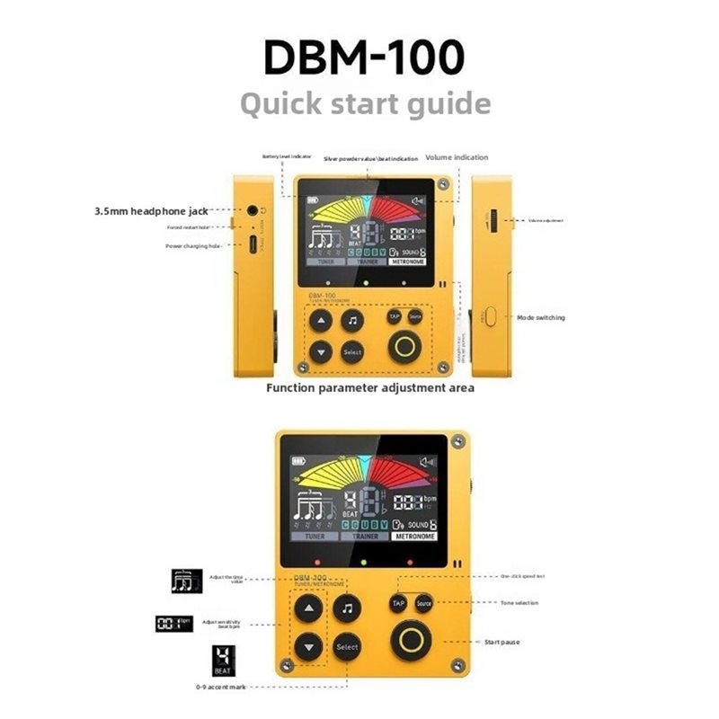 DBM-100 Metronome Rechargeable - đánh giá và giá Metronome Digital